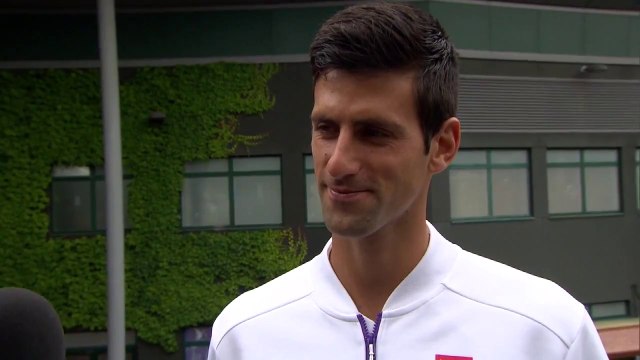 Novak Djokovic interviews for the job of Wimbledon Champion