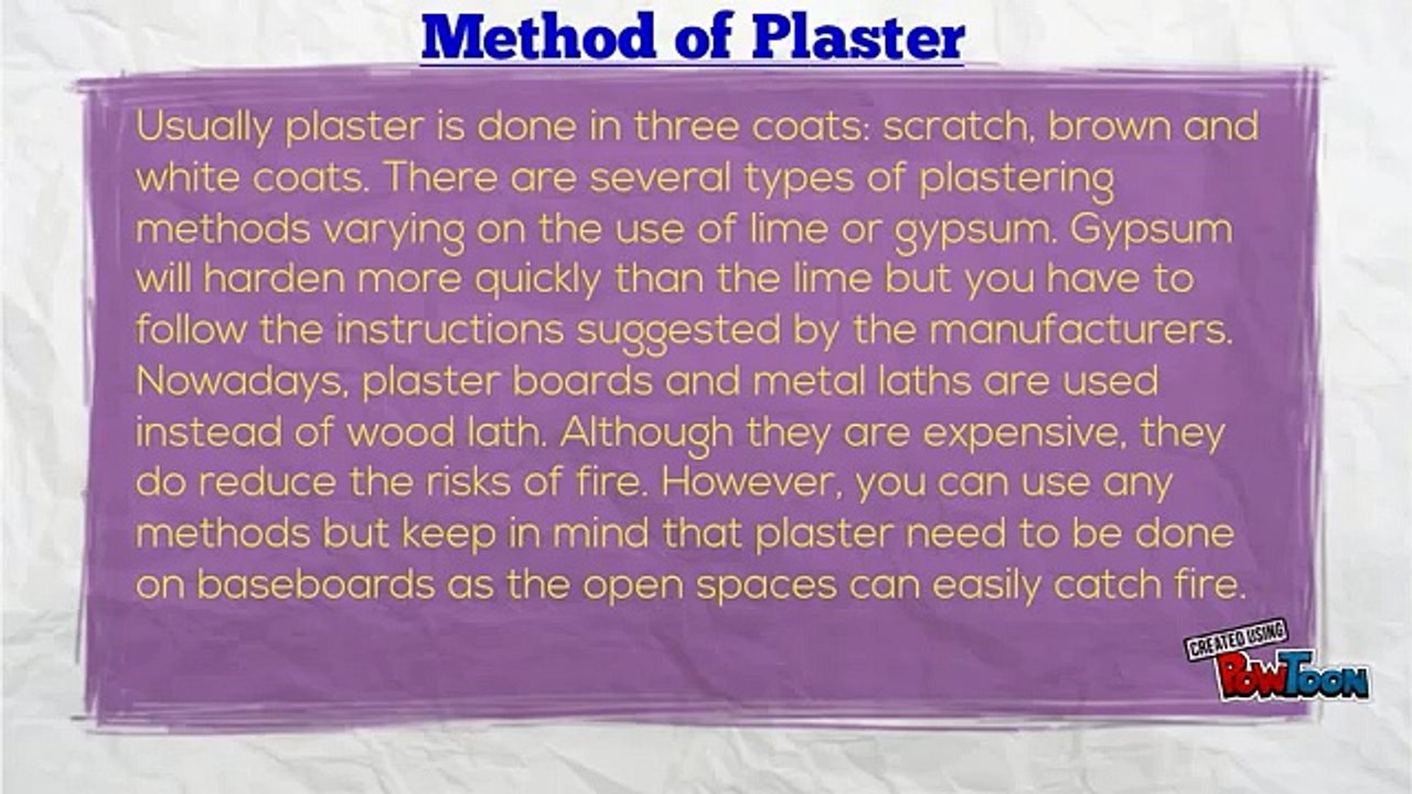 How To Do Proper Plastering?