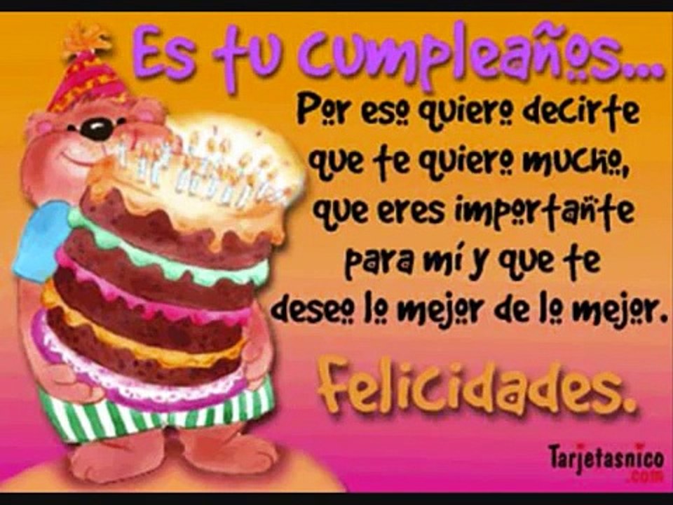 Feliz cumpleaños