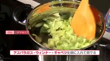 美人レシピ　春キャベツと半熟卵の彩りサラダ　4/3放送
