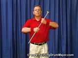 The Twirling Drum Major - Four Finger Twirl Demonstration