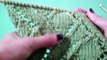 How to Knit the Diagonal Eyelet Mosaic Pattern from Vogue Knitting's Stitch a Day Calendar