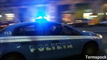 Polizia in sirena, ambulanza, automedica-Police responding code3   ambulance and doctor car