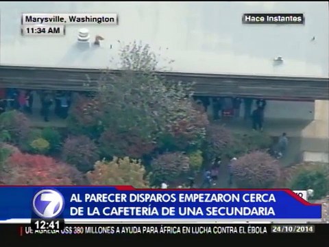 Siete heridos en tiroteo en escuela de EE.UU.