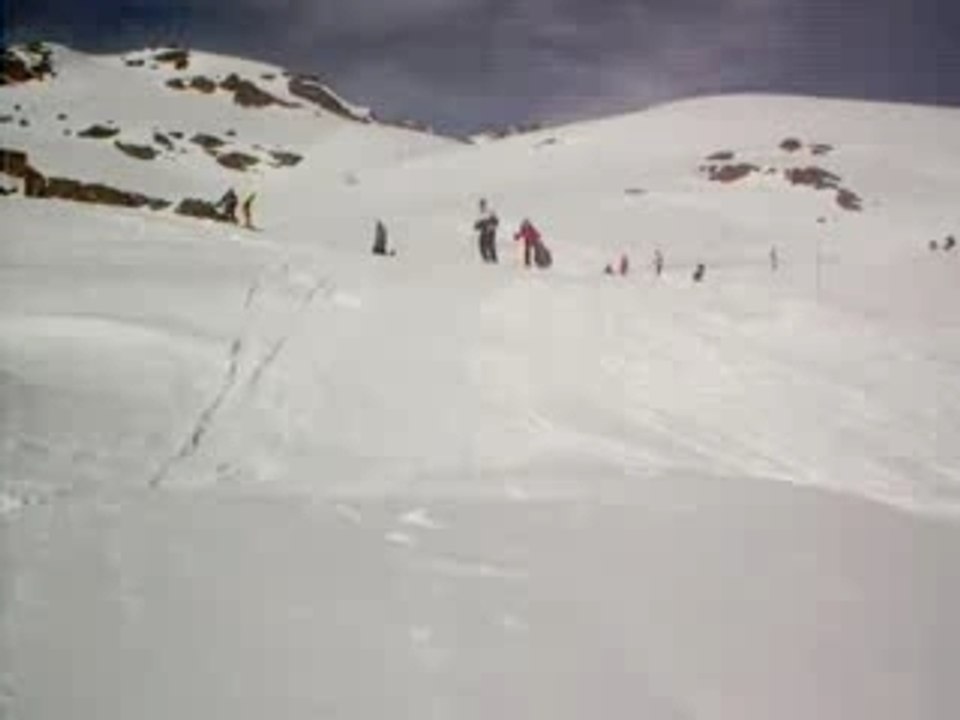 chute a ski