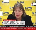 Norica Nicolai va fi ministrul Justiţiei