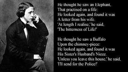 Lewis Carroll ~ The Mad Gardener's Song ~ poem with text