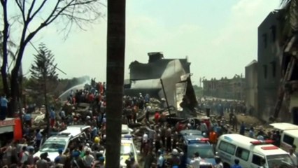 Plane crash in Indonesia kills at least 37