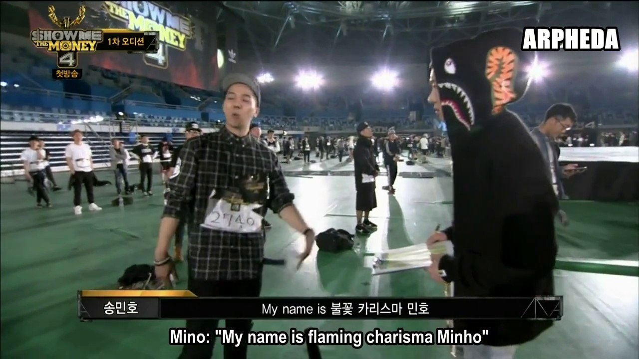 [ENG SUB] 150626 WINNER's MINO (송민호) - SMTM4 (쇼미더머니 시즌4) Ep 1 (full cut)
