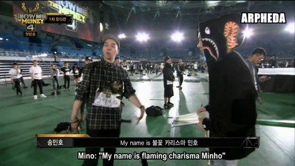 [ENG SUB] 150626 WINNER's MINO (송민호) - SMTM4 (쇼미더머니 시즌4) Ep 1 (full cut)