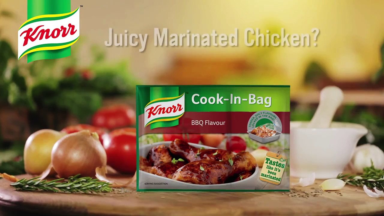The Secret to Juicy Marinated Chicken: Three Easy Steps with Knorr Cook-In-Bags