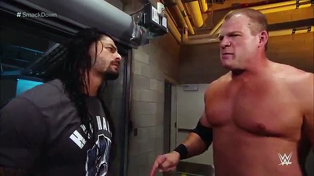 Kane kicks Roman Reigns off SmackDown WWE SmackDown June 25 On Fantastic Videos