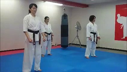 Karate Training Female Kata Japan HeianⅣ　06