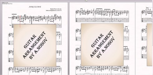 Abrazame (R.Ferro) Sheet music for guitar