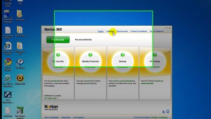 HOW TO RESET THE TRIAL OF NORTON 360 v4.0