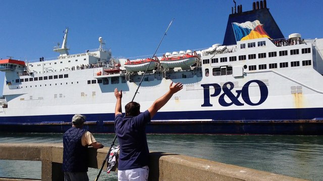 Boulogne : des navires de P&O dans leur port, les Boulonnais sont ravis