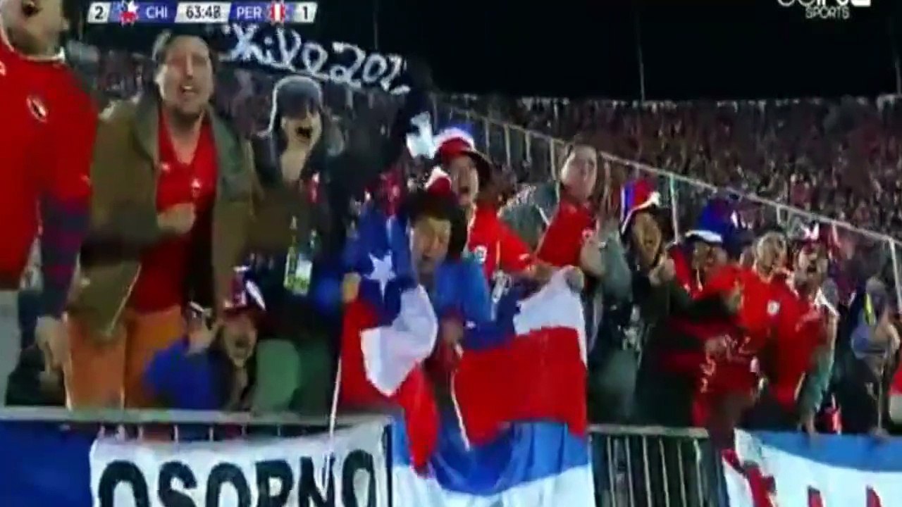 Gol de Eduardo Vargas 2-1 Chile vs Peru 29/06/2015 Semi-Final  Copa America 2015