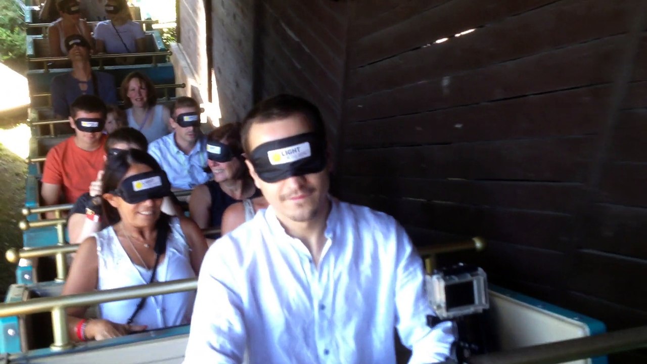 Roberto Bellarosa dans la Calamity Mine de Walibi