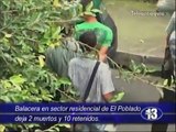 Balacera en Castropol, barrio El Poblado, deja 2 muertos y 10 detenidos