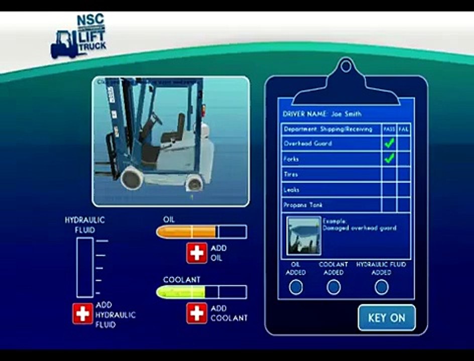 Forklift Safety Training Video Game