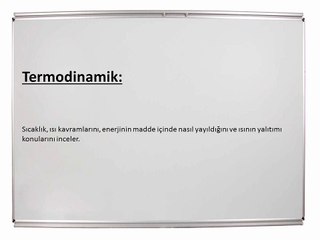 Fiziğin Alt Dalları Nelerdir?