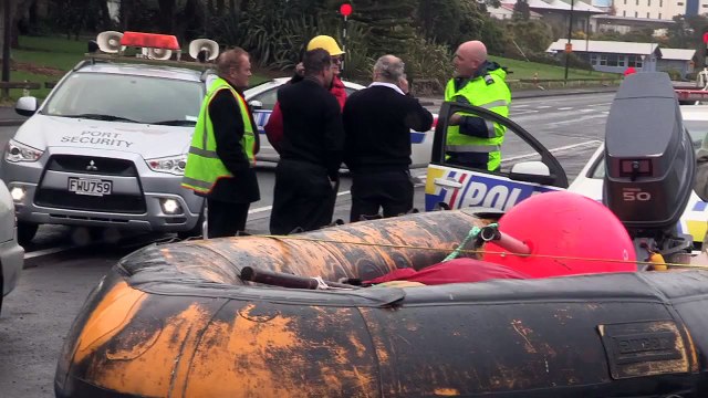 Greenpeace activists confront deep sea oil exploration ship