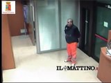 Colpo in banca a Frattamaggiore, il video della rapina