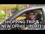 New Office Tour Vlog 2 - Serious Progress & LMG Shopping Excursion