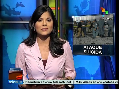 Dos muertos y 40 heridos deja atentado suicida en Afganistán