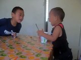 lil samoan kids fighting
