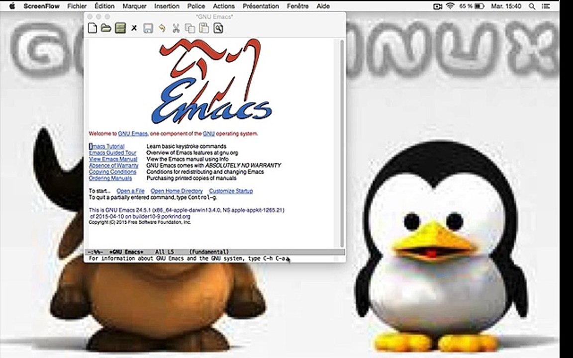 GNU Emacs : Semaine 1 Vidéo 2/8