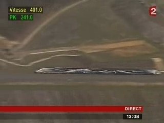 Record de vitesse pour le TGV