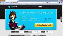 Creating Interactive flip books using Flipsnack
