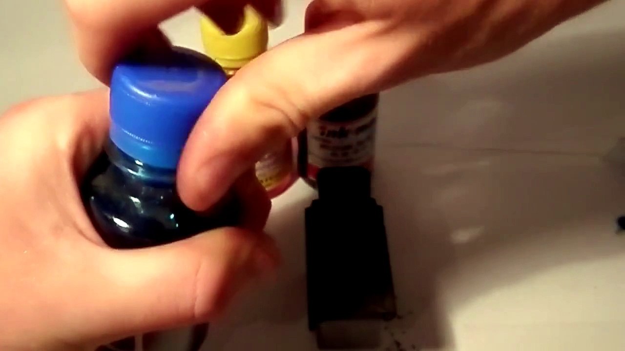 How to Refill Canon  Colour Ink Cartridge