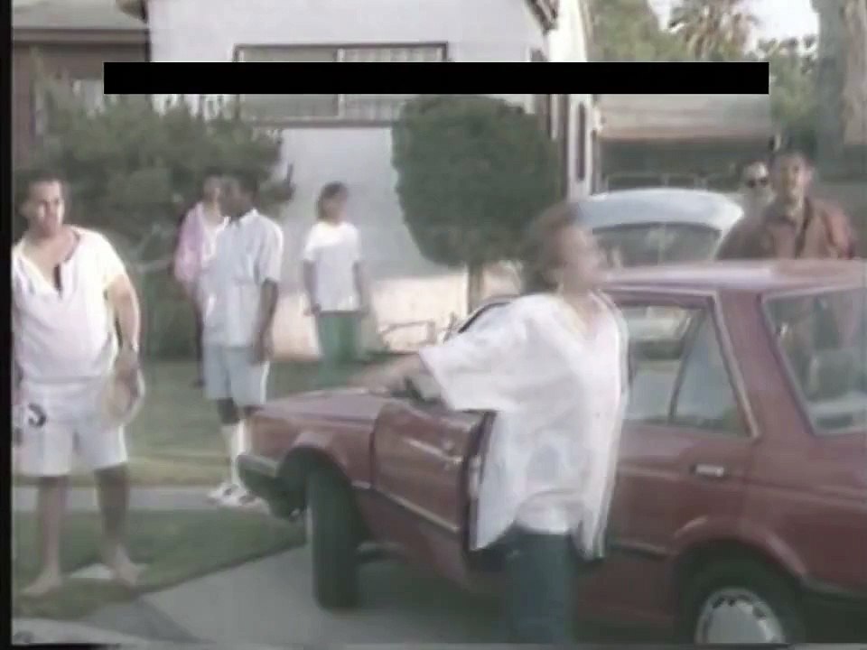 LA gang fight 1989 in South Central Los Angeles