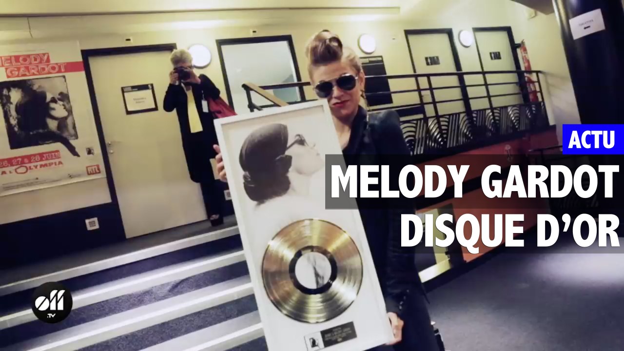 Melody Gardot reçoit son disque d'or à l'Olympia