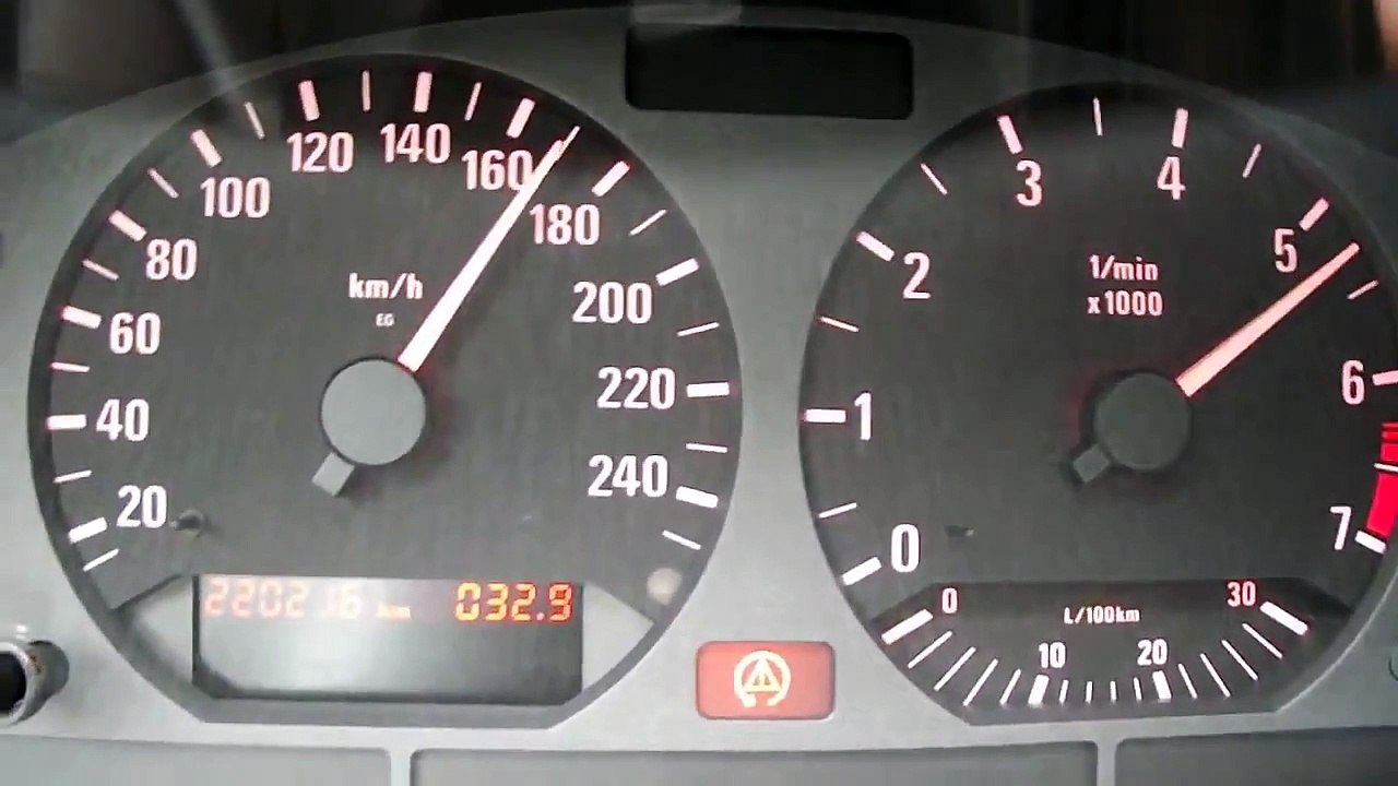 Bmw E36 328i 0-240 Acceleration Fast Stock HD 0- 100 200