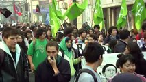 Más de 3 mil personas marcharon en marcha de estudiantes y profesores en Temuco