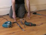 Remove tongue and groove floorboards with minimal damage