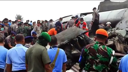 At least 116 feared dead in Indonesia military plane crash