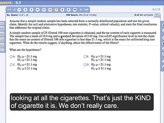 TI-83/84 - T-Test: Hypothesis Test a Claim About a Mean (sigma unknown)