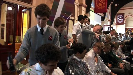 Xavier College Class of 2011 - The Great Hair Shave for Jack Lloyd
