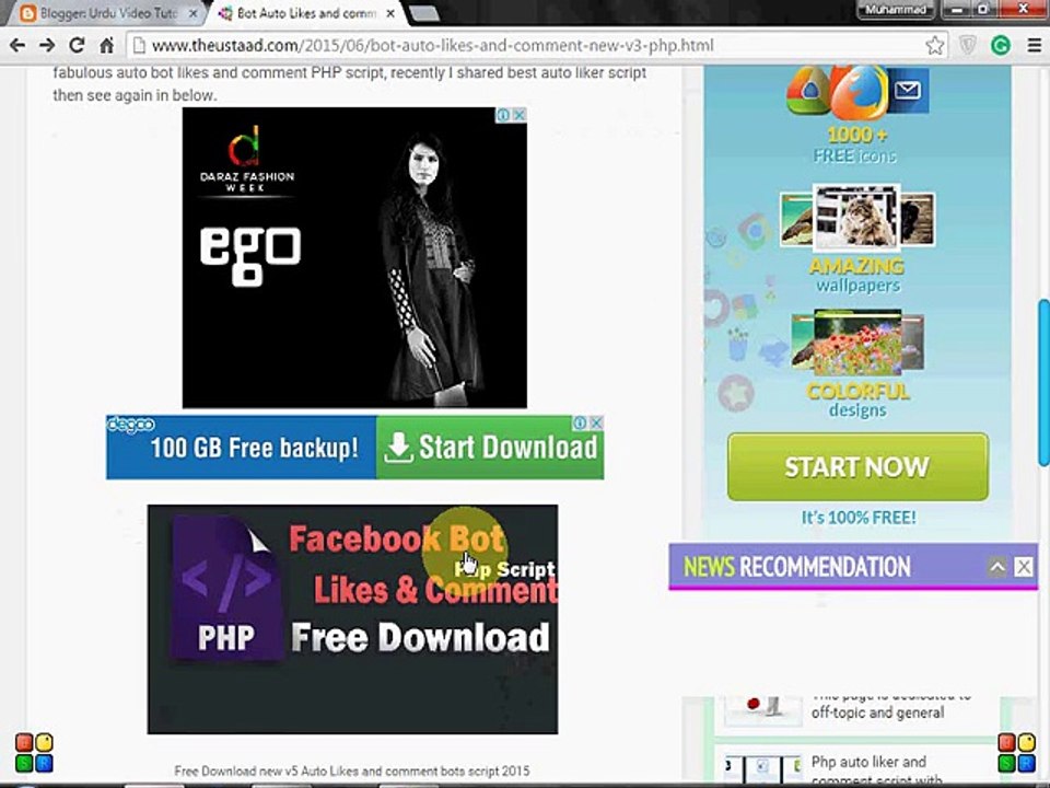 DoFollow and NoFollow For Blog or website In Urdu/hindi Video  Tutorial 2015