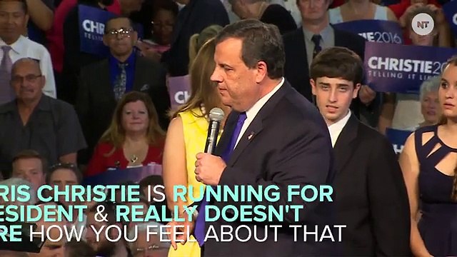Christie Enters The Presidential Race In The Most 'IDGAF' Way