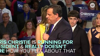 Christie Enters The Presidential Race In The Most 'IDGAF' Way