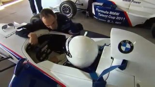 Sebastian Vettel attends the Formula BMW Talent Cup Shoot Out Preparations