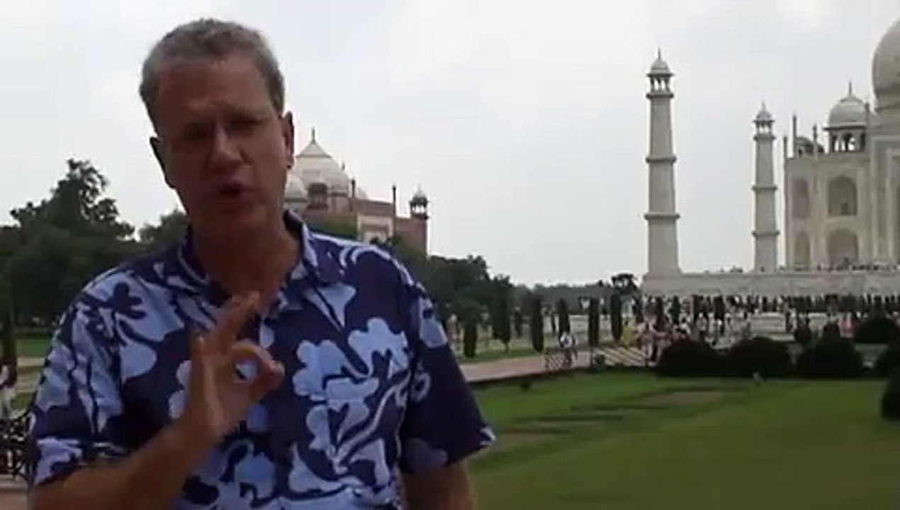 Jay Smith at the Taj Mahal