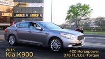 Kia K900 100mph 14 Second QUARTER MILE! - Columbus Ohio