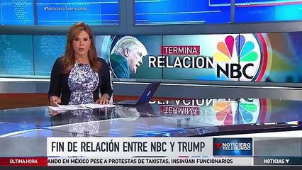 La compañía de televisión NBC también rompe relación con Donald Trump