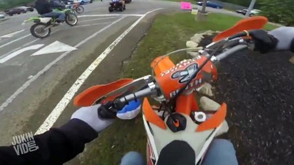 Motorcyclist Loses Control | Grip It and Whip It